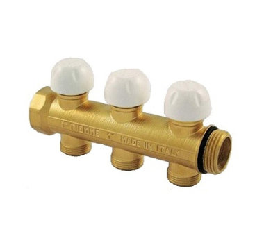 Коллектор с термостатическими клапанами TIEMME 1" 04D 3/4"(18) INT=50 (3040010) в Санкт-Петербурге Коллектор с термостатическими клапанами TIEMME 1" 04D 3/4"(18) INT=50 (3040010) в Санкт-Петербурге