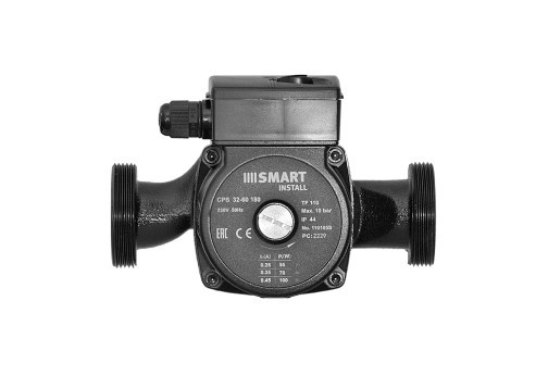 Насос циркуляционный Smart Install CPS 32-60 180мм 100Вт 1x230В 50Гц с гайками в Санкт-Петербурге Насос циркуляционный Smart Install CPS 32-60 180мм 100Вт 1x230В 50Гц с гайками в Санкт-Петербурге