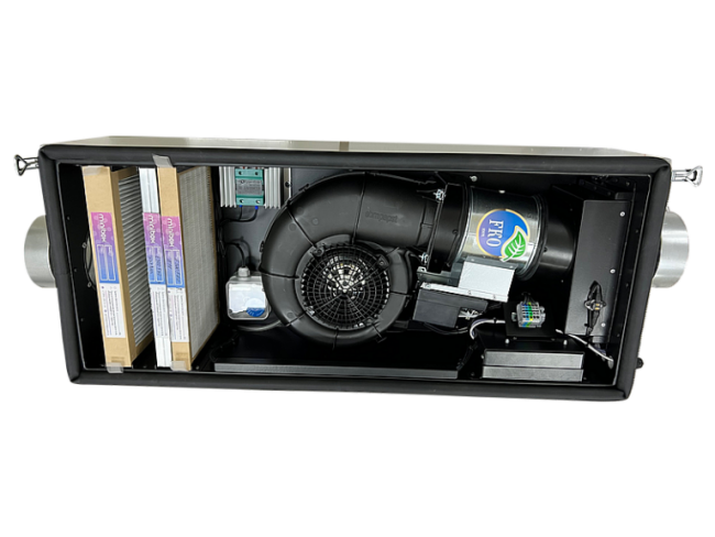 Канальная установка с электрическим нагревом Minibox.E-300-FKO.PREMIUM Вентилятор EC EbmPapst (Германия) в Санкт-Петербурге