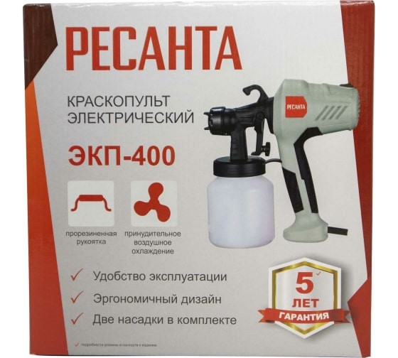 Краскопульт электрический Ресанта ЭКП-400 в Санкт-Петербурге Краскопульт электрический Ресанта ЭКП-400 в Санкт-Петербурге