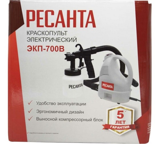 Краскопульт электрический Ресанта ЭКП-700В в Санкт-Петербурге Краскопульт электрический Ресанта ЭКП-700В в Санкт-Петербурге
