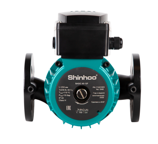 Насос циркуляционный с мокрым ротором Shinhoo BASIC 32-8SF Насос циркуляционный с мокрым ротором Shinhoo BASIC 32-8SF