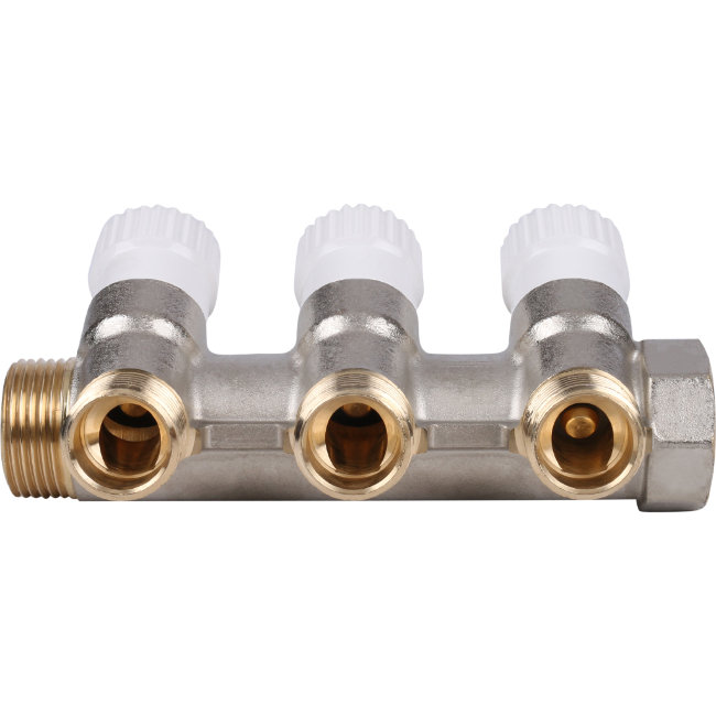 Коллектор распределительный STOUT 3/4", 3 отвода 1/2" (SMB 6851 341203) в Санкт-Петербурге Коллектор распределительный STOUT 3/4", 3 отвода 1/2" (SMB 6851 341203) в Санкт-Петербурге
