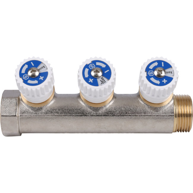 Коллектор распределительный STOUT 3/4", 3 отвода 1/2" (SMB 6851 341203) в Санкт-Петербурге Коллектор распределительный STOUT 3/4", 3 отвода 1/2" (SMB 6851 341203) в Санкт-Петербурге
