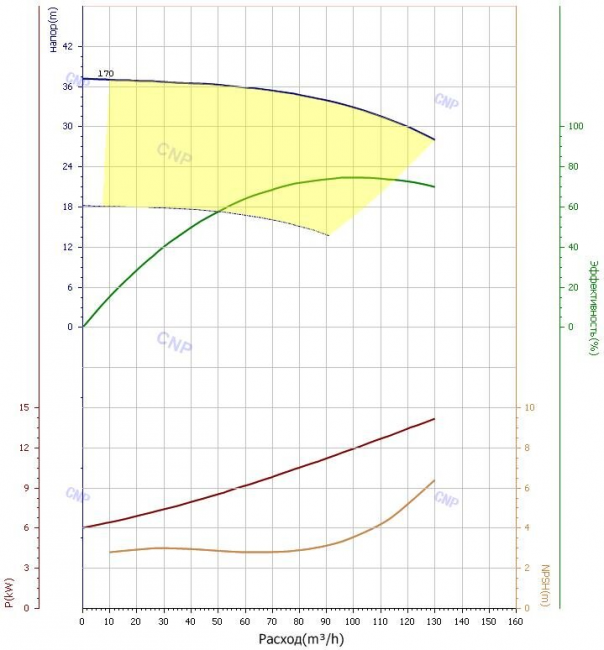 Насос CNP TD 100-33/2 Насос CNP TD 100-33/2