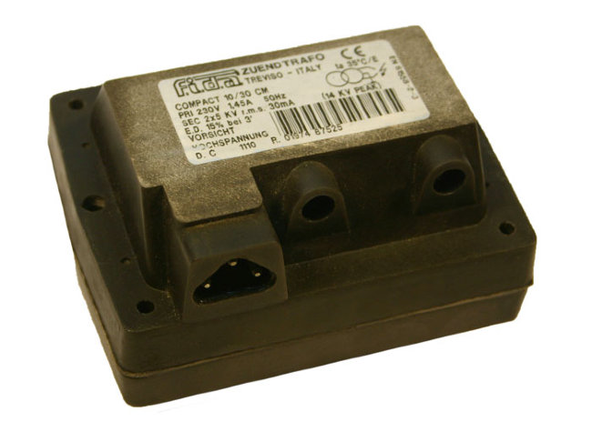 Трансф. поджига FIDA COMPACT 10/30 CM Prim. 230В/1.45A/50Гц, Sec. 2x5кВ/30мА (TBL 160 P) арт. 5020067 (3-19-8569) в Санкт-Петербурге Трансф. поджига FIDA COMPACT 10/30 CM Prim. 230В/1.45A/50Гц, Sec. 2x5кВ/30мА (TBL 160 P) арт. 5020067 (3-19-8569) в Санкт-Петербурге