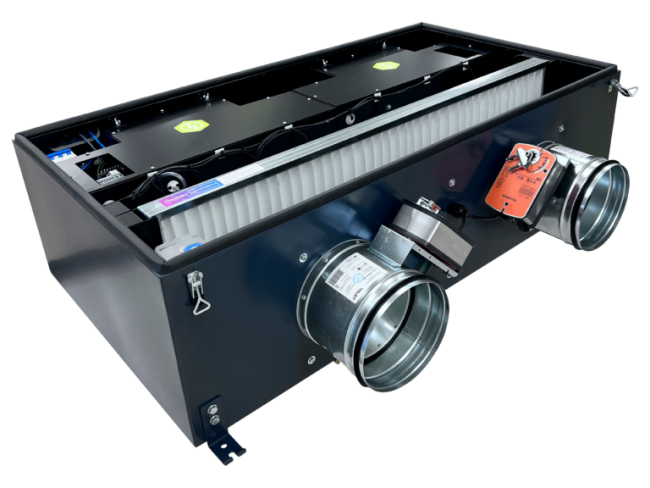 Канальная установка с электрическим нагревом Minibox.E-2050 в Санкт-Петербурге