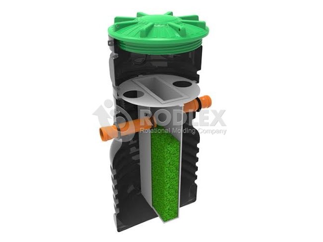 Cептик BIOBOX 1 c биофильтром для 1-2 человек, бани в Санкт-Петербурге