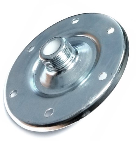 Контрафланец со штуцером Wester 1" D 140 нержавеющий