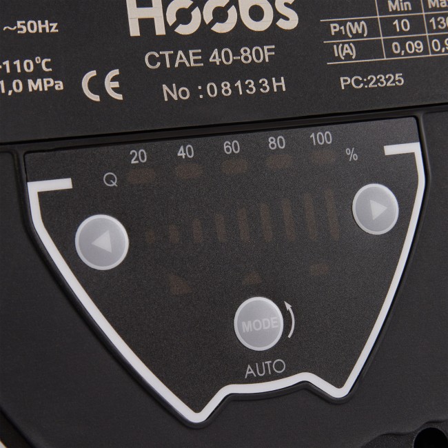 Насос циркуляционный Hoobs CTAE 40-80F 220мм 130Вт (фланец) Насос циркуляционный Hoobs CTAE 40-80F 220мм 130Вт (фланец)