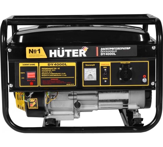 Портативный бензогенератор HUTER DY4000L в Санкт-Петербурге Портативный бензогенератор HUTER DY4000L в Санкт-Петербурге