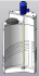 Емкость ЭкоПром дозировочная 100л под плотность до 1.3 г/см³ N с пропеллерной мешалкой