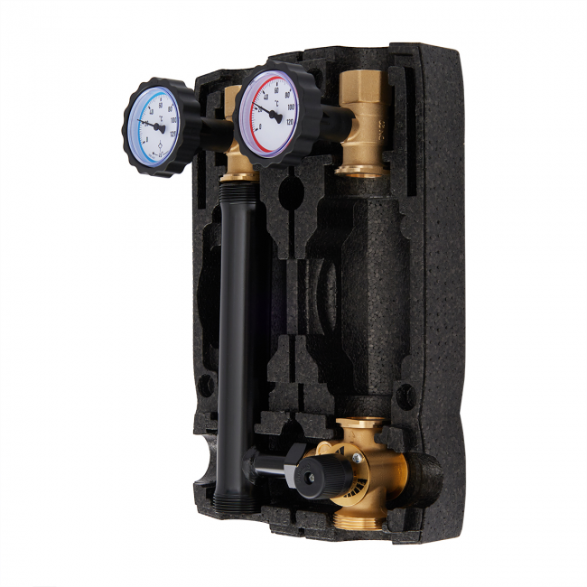 Насосная группа Hoobs DN25 (1"ВР х 1 1/2"НР) с 3-х ход. клапаном без насоса Насосная группа Hoobs DN25 (1"ВР х 1 1/2"НР) с 3-х ход. клапаном без насоса