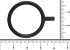 тороидальная прокладка 22,22х2,62 арт. 710733100 (3-45-8950X) в Санкт-Петербурге