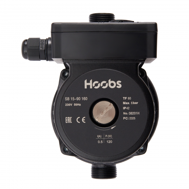 Насос повысительный Hoobs SB 15-90 160мм 120Вт (с гайками) Насос повысительный Hoobs SB 15-90 160мм 120Вт (с гайками)