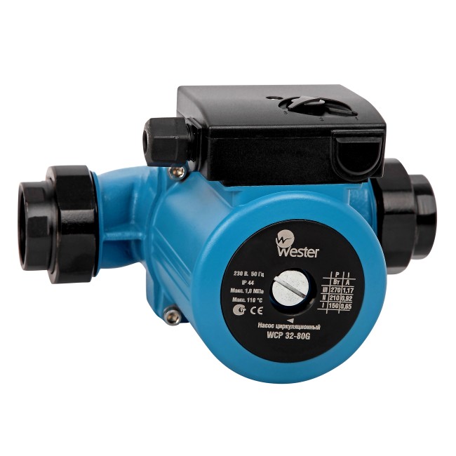 Насос Wester WCP 32-80G (с гайками) Насос Wester WCP 32-80G (с гайками)