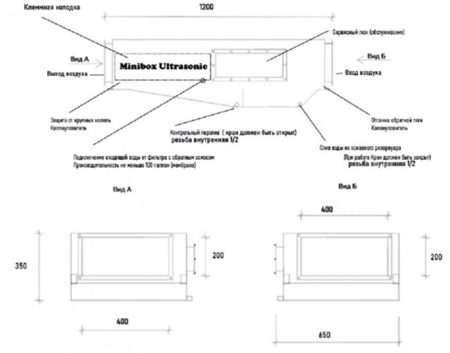 Увлажнитель воздуха Minibox Ultrasonic 850 в Санкт-Петербурге