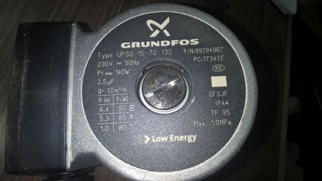 Насос Grundfos UPSO 15-70 130 1x230V 50 Hz, арт. 43870 для Thermona (аналог 41715) Насос Grundfos UPSO 15-70 130 1x230V 50 Hz, арт. 43870 для Thermona (аналог 41715)