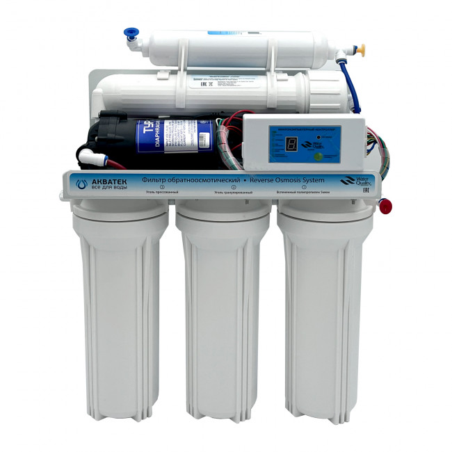 Фильтр 5 ступеней с насосом повысителем (обратный осмос, вер.2) Aquatech (Акватек) Фильтр 5 ступеней с насосом повысителем (обратный осмос, вер.2) Aquatech (Акватек)