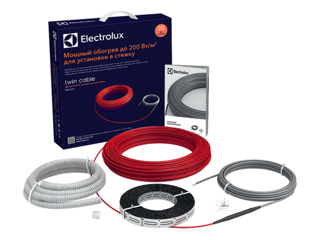 Кабель нагревательный Electrolux ETC 2-17-300 (комплект теплого пола) в Санкт-Петербурге Кабель нагревательный Electrolux ETC 2-17-300 (комплект теплого пола) в Санкт-Петербурге