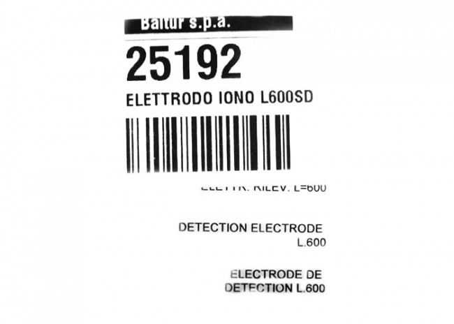 Электрод ионизации L600 арт. 25192 (3-18-1799) в Санкт-Петербурге