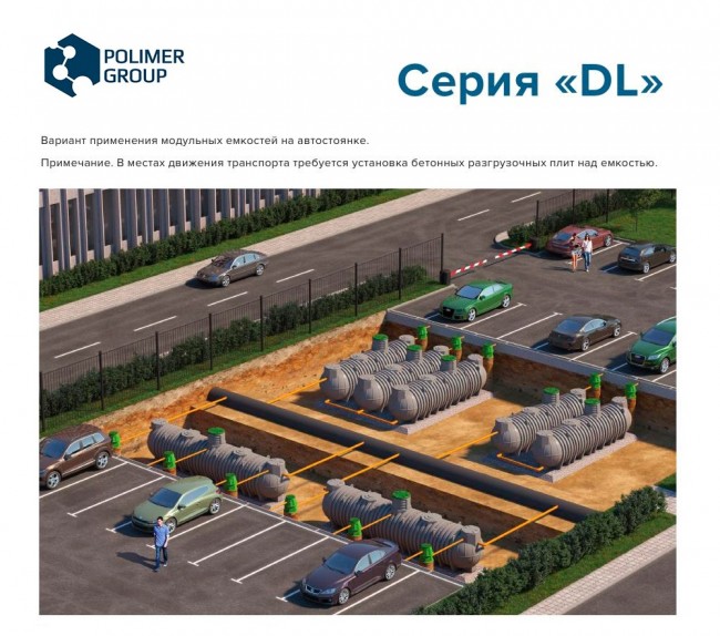 Подземные емкости Polimer Group DL 