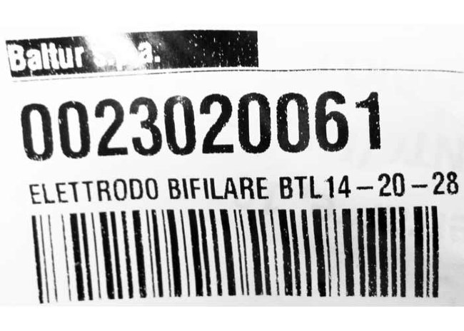 Электрод поджига сдвоенный BTL14-20-28 (замена 0023020020, 0016010029) арт. 23020061 (3-18-0102) в Санкт-Петербурге