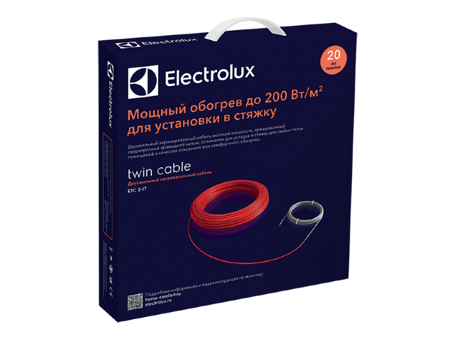 Кабель нагревательный Electrolux ETC 2-17-2500 (комплект теплого пола) в Санкт-Петербурге Кабель нагревательный Electrolux ETC 2-17-2500 (комплект теплого пола) в Санкт-Петербурге