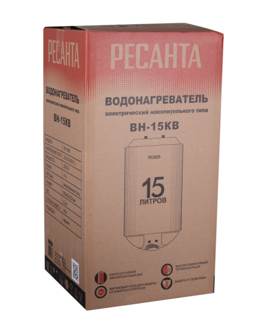 Водонагреватель накопительный РЕСАНТА ВН-15КВ