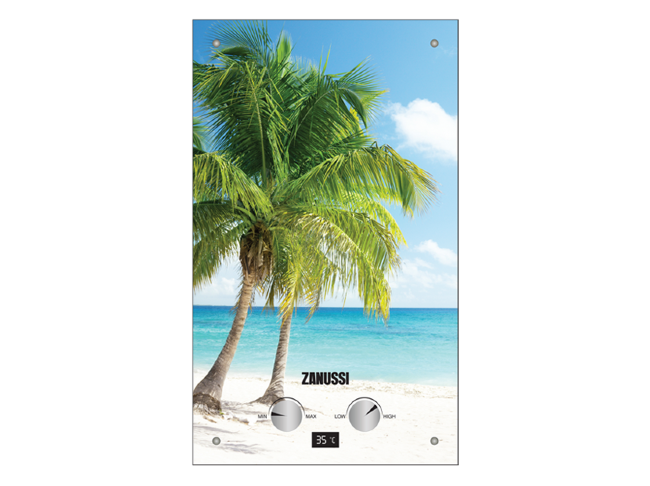 Колонка газовая Zanussi GWH 10 Fonte Glass Paradiso в Санкт-Петербурге
