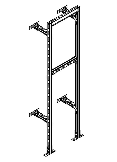Несущая рама для 1 - го котла THERM 45 KD.A (72400) Несущая рама для 1 - го котла THERM 45 KD.A (72400)