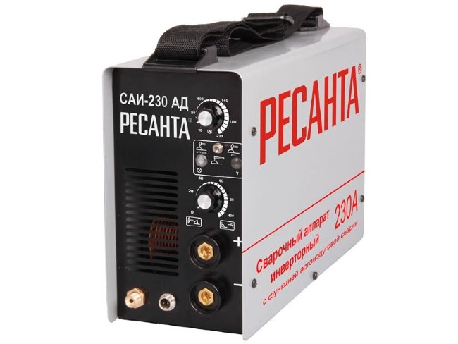 Инверторный сварочный аппарат с аргонодуговой сваркой РЕСАНТА САИ-230 АД в Санкт-Петербурге