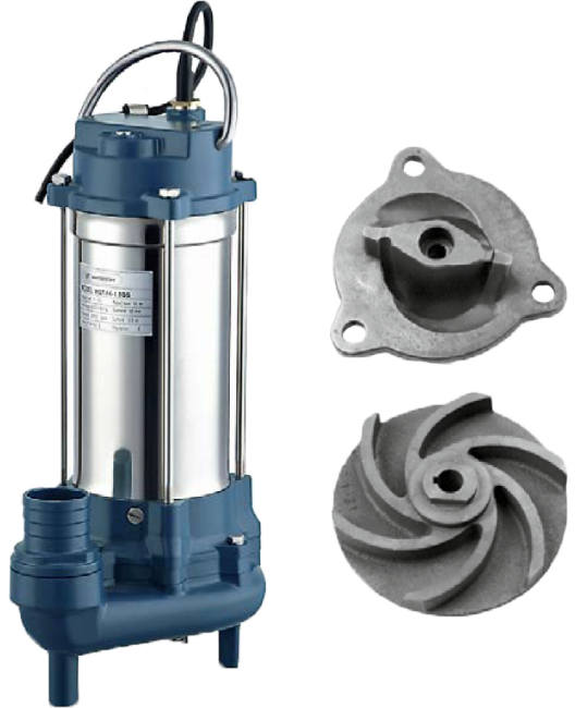 Насос фекальный с режущим механизмом Waterstry WFM7-8GRM 220 В, 50 Гц, 0,75 кВт (DAY00118021) в Санкт-Петербурге