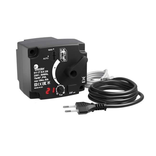 Контроллер Wester S11 CT-K 230VAC 5Nm 230 VAC 50 / 60 Hz  75s/90° 5 Nm, арт. WK-001 (аналог 12720100)