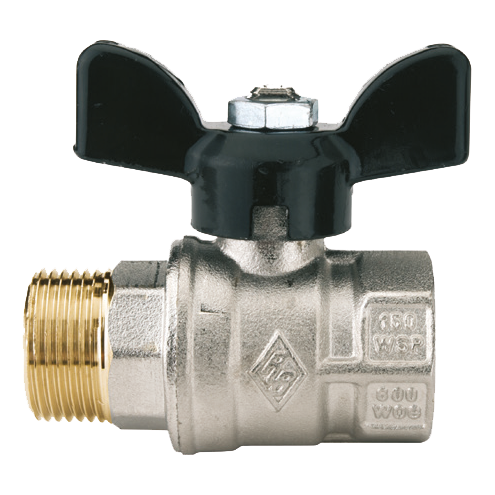 Кран шаровой Rubinetterie Bresciane UNI-SFER вн/нар 1/2" Кран шаровой Rubinetterie Bresciane UNI-SFER вн/нар 1/2"