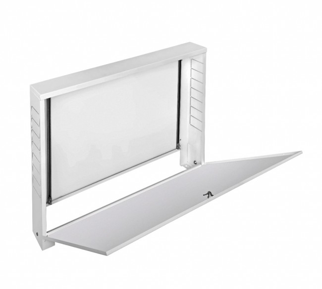 Шкаф коллекторный наружный Wester ШРНГ-4-180 (Ш 848 х Г 180 х В 652-715) Шкаф коллекторный наружный Wester ШРНГ-4-180 (Ш 848 х Г 180 х В 652-715)