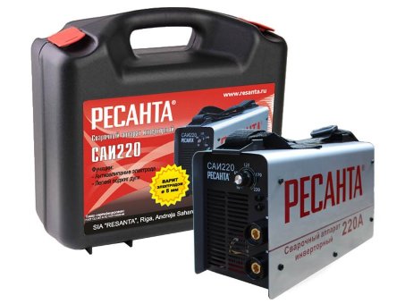 Инверторный сварочный аппарат в кейсе РЕСАНТА САИ-220