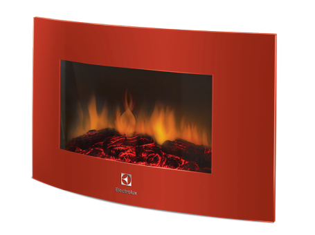 Электрический камин Electrolux EFP/W-1200URLS Красный