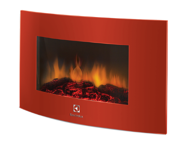 Электрический камин Electrolux EFP/W-1200URLS Красный в Санкт-Петербурге