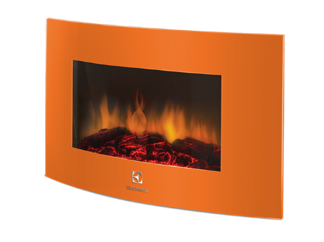 Электрический камин Electrolux EFP/W-1200URLS Оранжевый в Санкт-Петербурге