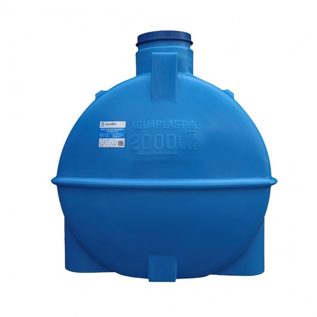 Емкость AQUAPLAST горизонтальная 2000л (Арт. ОГ 2000) в Санкт-Петербурге