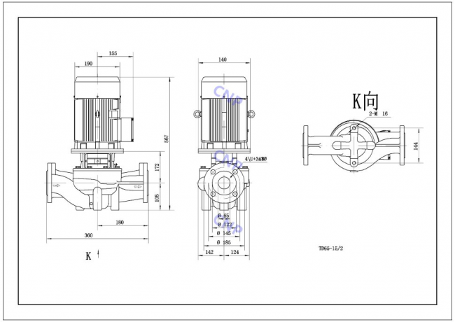 Насос CNP TD 65-15/2