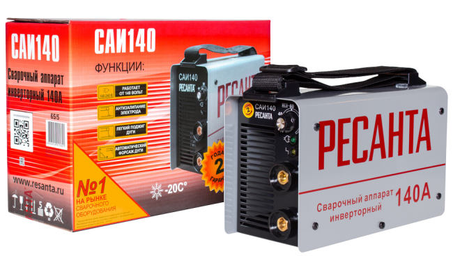 Инверторный сварочный аппарат РЕСАНТА САИ-140 в Санкт-Петербурге