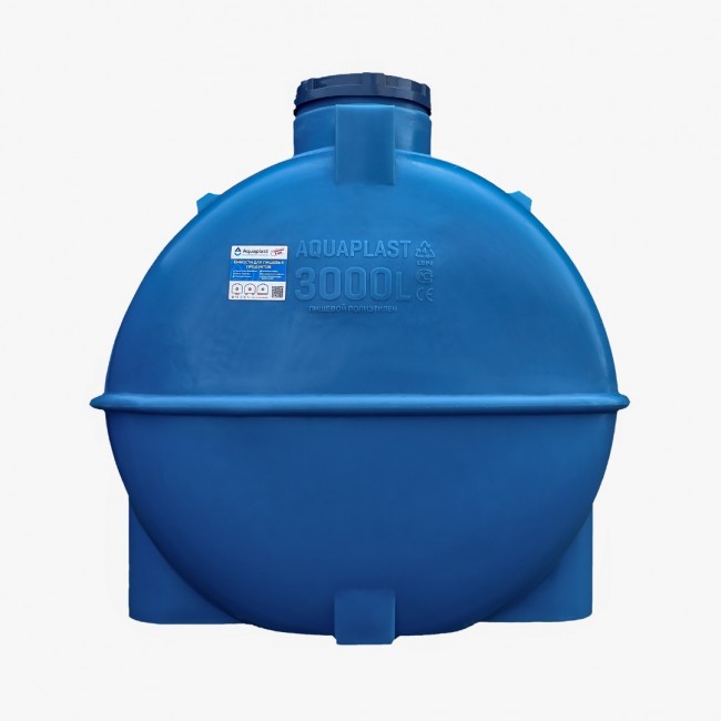Емкость AQUAPLAST горизонтальная 3000л (Арт. ОГ 3000) в Санкт-Петербурге