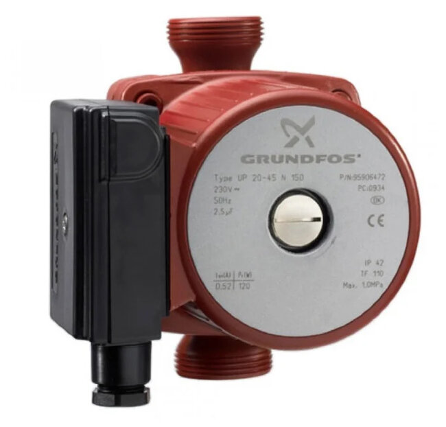 Циркуляционный насос Grundfos UP 20-45N (95906472) в Санкт-Петербурге