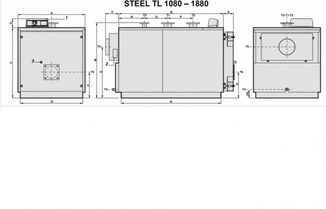 Водогрейный котел STEEL TL 1080 в Санкт-Петербурге