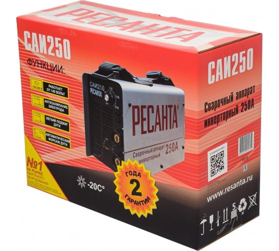 Инверторный сварочный аппарат РЕСАНТА САИ-250 в Санкт-Петербурге
