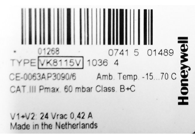 Газовый клапан HONEYWELL VK8115V1036 арт. 5090155 (3-18-3190) в Санкт-Петербурге Газовый клапан HONEYWELL VK8115V1036 арт. 5090155 (3-18-3190) в Санкт-Петербурге