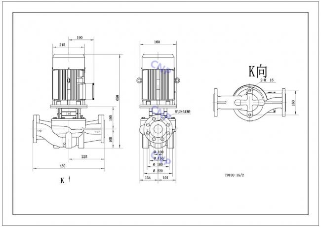 Насос CNP TD 100-15/2 Насос CNP TD 100-15/2