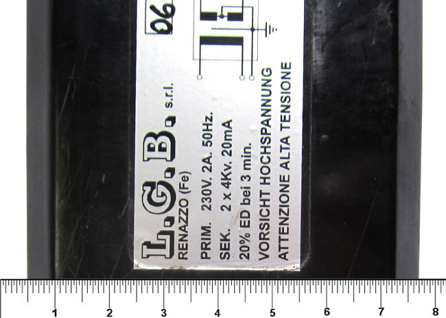 Трансф. поджига LGB Prim. 230В/2A/50Гц, Sec. 2x4кВ/20мА (BT 15, 22 N) арт. 17552 (3-19-8716) в Санкт-Петербурге Трансф. поджига LGB Prim. 230В/2A/50Гц, Sec. 2x4кВ/20мА (BT 15, 22 N) арт. 17552 (3-19-8716) в Санкт-Петербурге